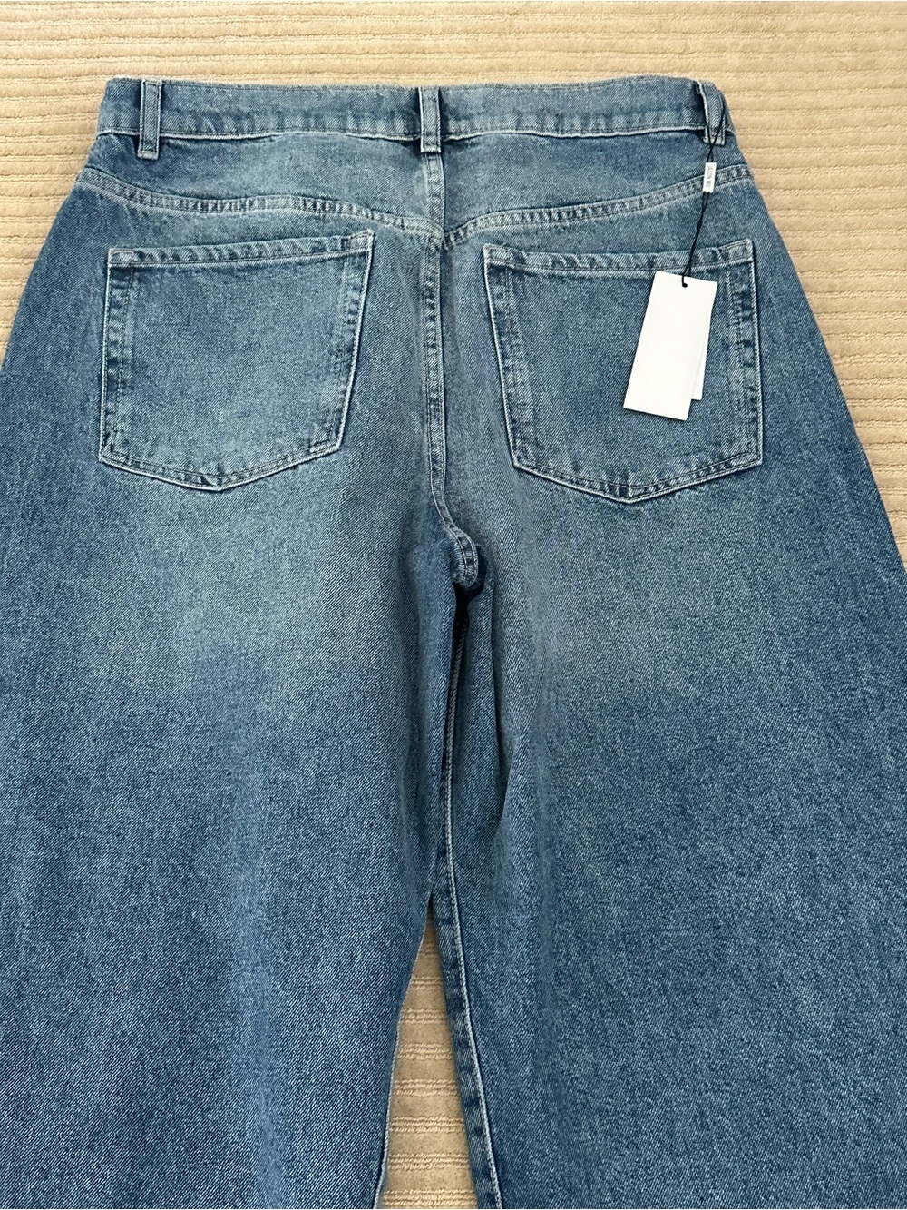 Jason Wu ankle barrel jeans size 27 in salt lake blue New - Picture 8 of 10
